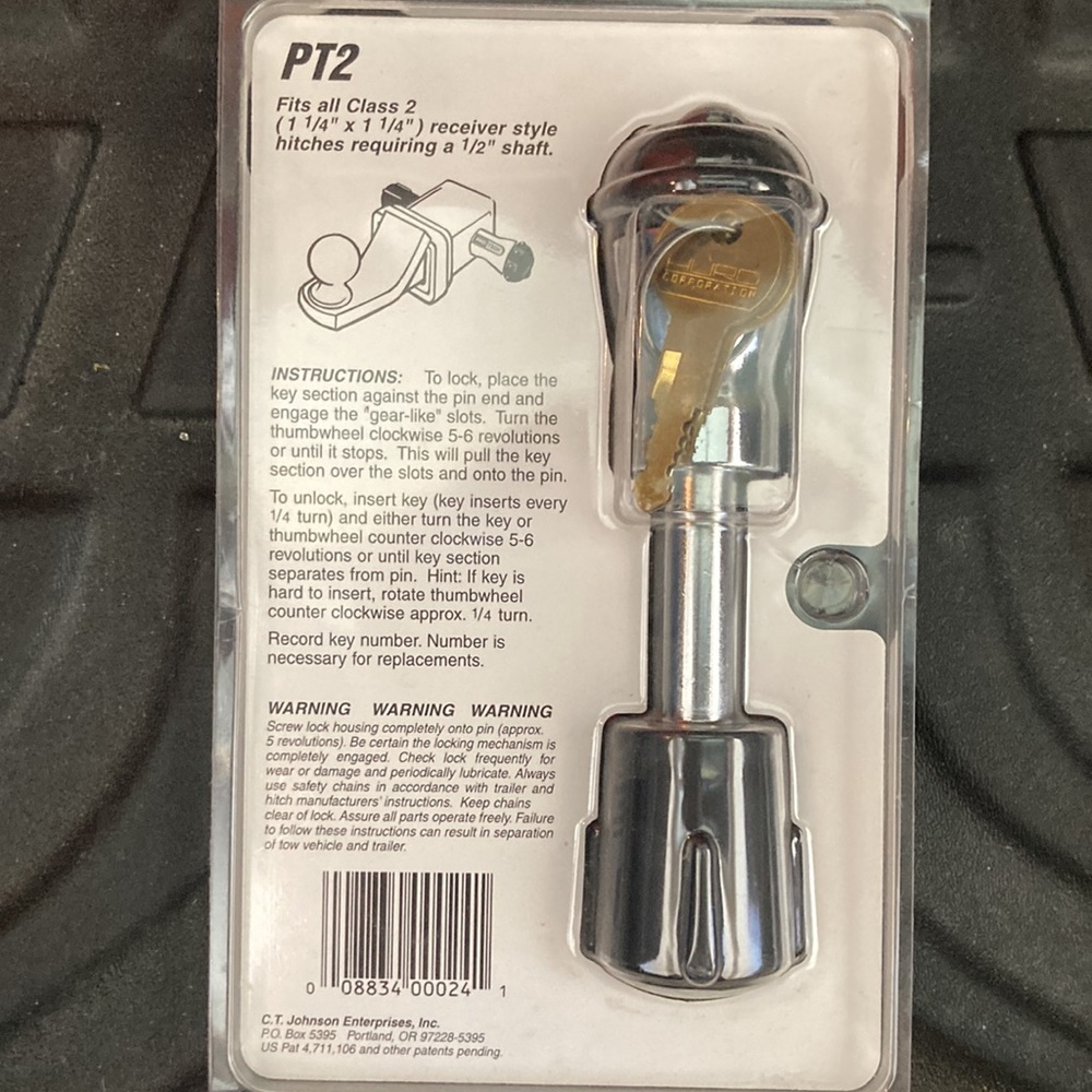 Pro-Tech Class 2 Hitch Lock - Picture 2 of 2